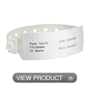 Vinyl Adult/Pediatric Insert Wristband